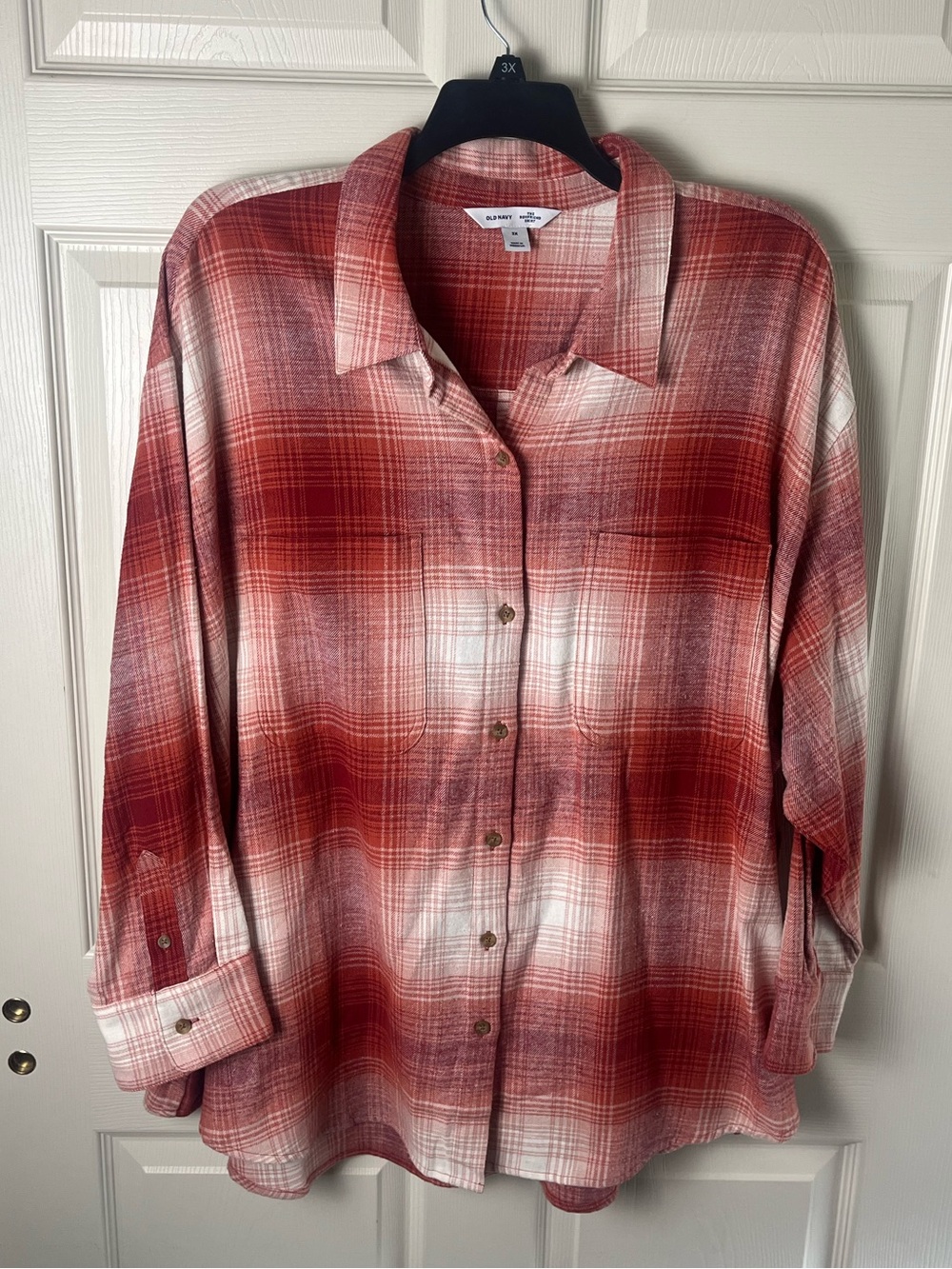 Old Navy Plaid Relaxed Button-Down Shirt